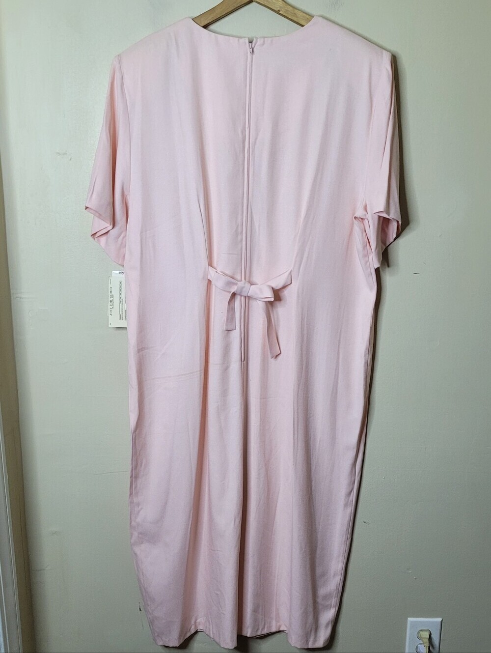 Betsy's Things Vintage 80s Pink Midi Dress Size 20 - Picture 5 of 11